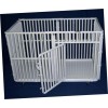 36" x 2' x 4' Heavy Duty Mobile Dog Cage with Wheeled Floor