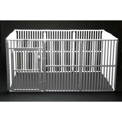 36" x 4' x 6' Plastic Dog Cage