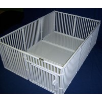 24" x 4' x 6' Plastic Dog Cage Crate with Sealed Floor