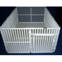 30" x 4' x 6' Portable Dog Cage Crate with Sealed Floor