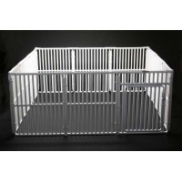 30" x 6' x 6' PVC Dog Cage Crate