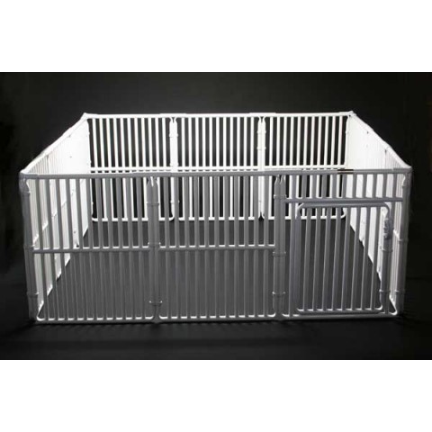 30" x 6' x 6' PVC Dog Cage Crate
