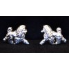 Show Poodle Cuff Links [Silver]