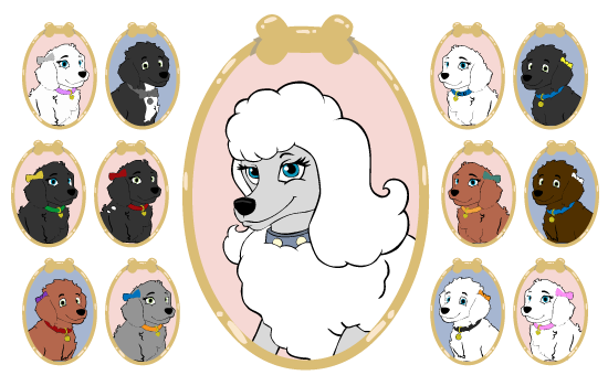The Poodle Tales family